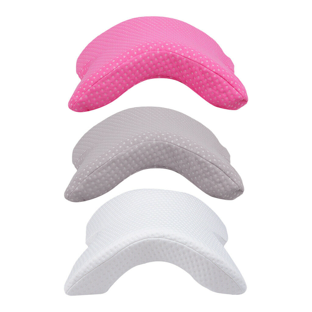 Hand Pillow U Shaped Couples Sleeping Pillow Soft 35x30x13cm White