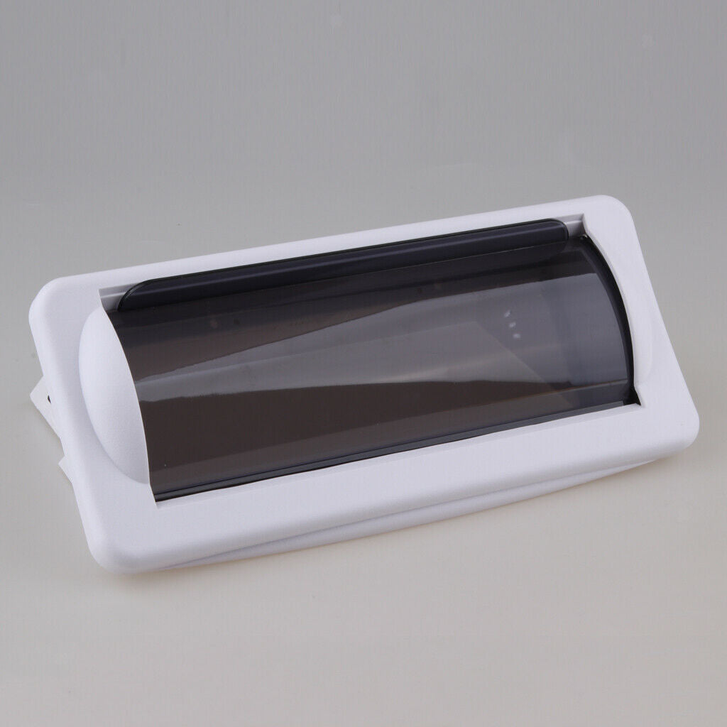 Universal Marine Radio Cover Waterproof with Flip-up Door (White)