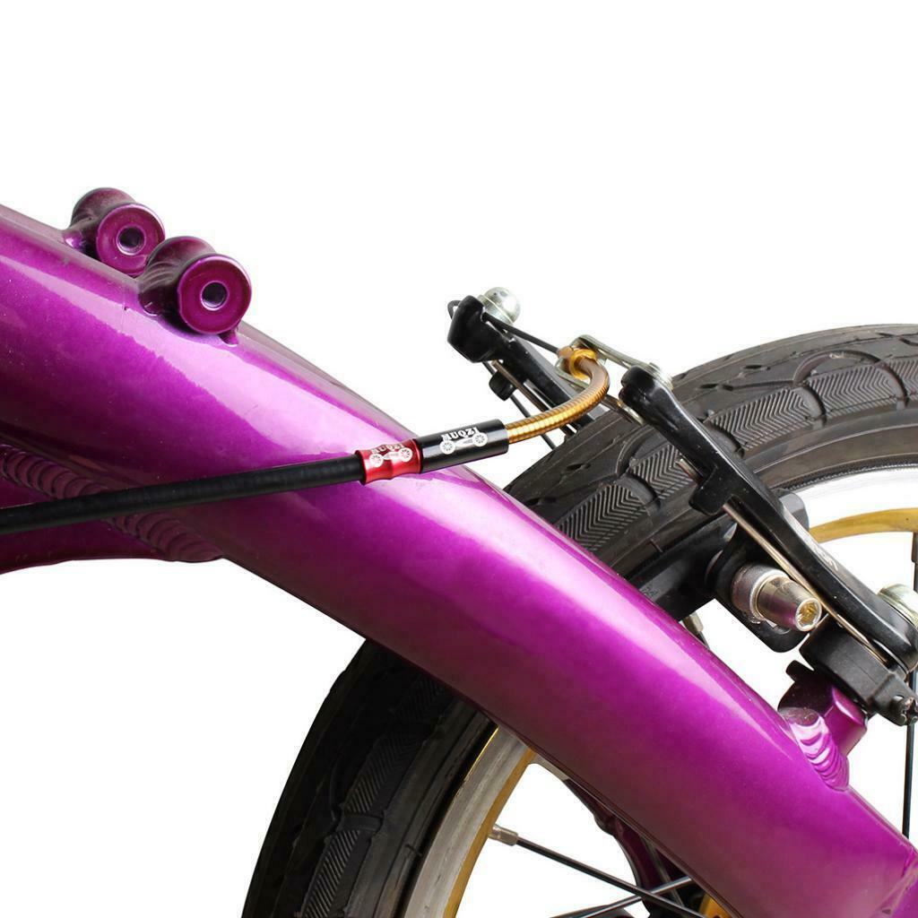 4 Pack Flexible Brake Noodle Bike V Brake for Mountain Road Bike Blue+Red