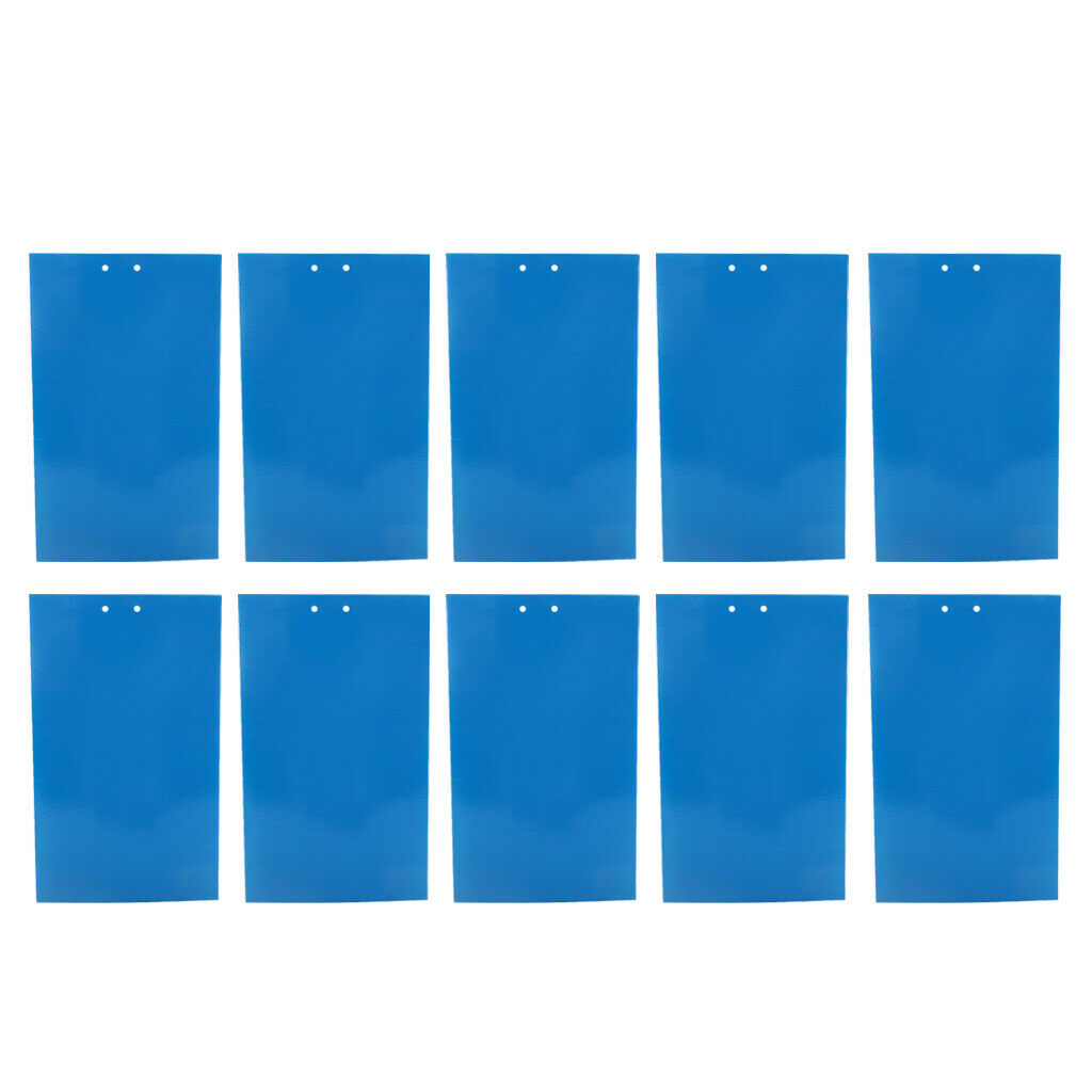 Set of 10 Sticky Traps Bug Board for Bug Useful Catchers Traps Blue