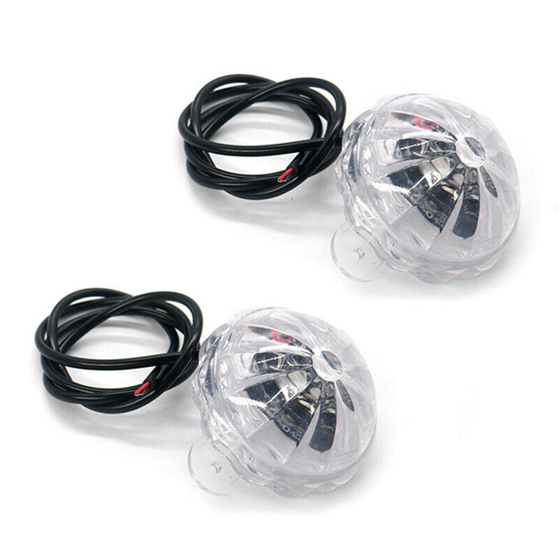 2PCS LED Colorful Light Car Motorcycle Vihicle Under Body Atmosphere Lamps 10W