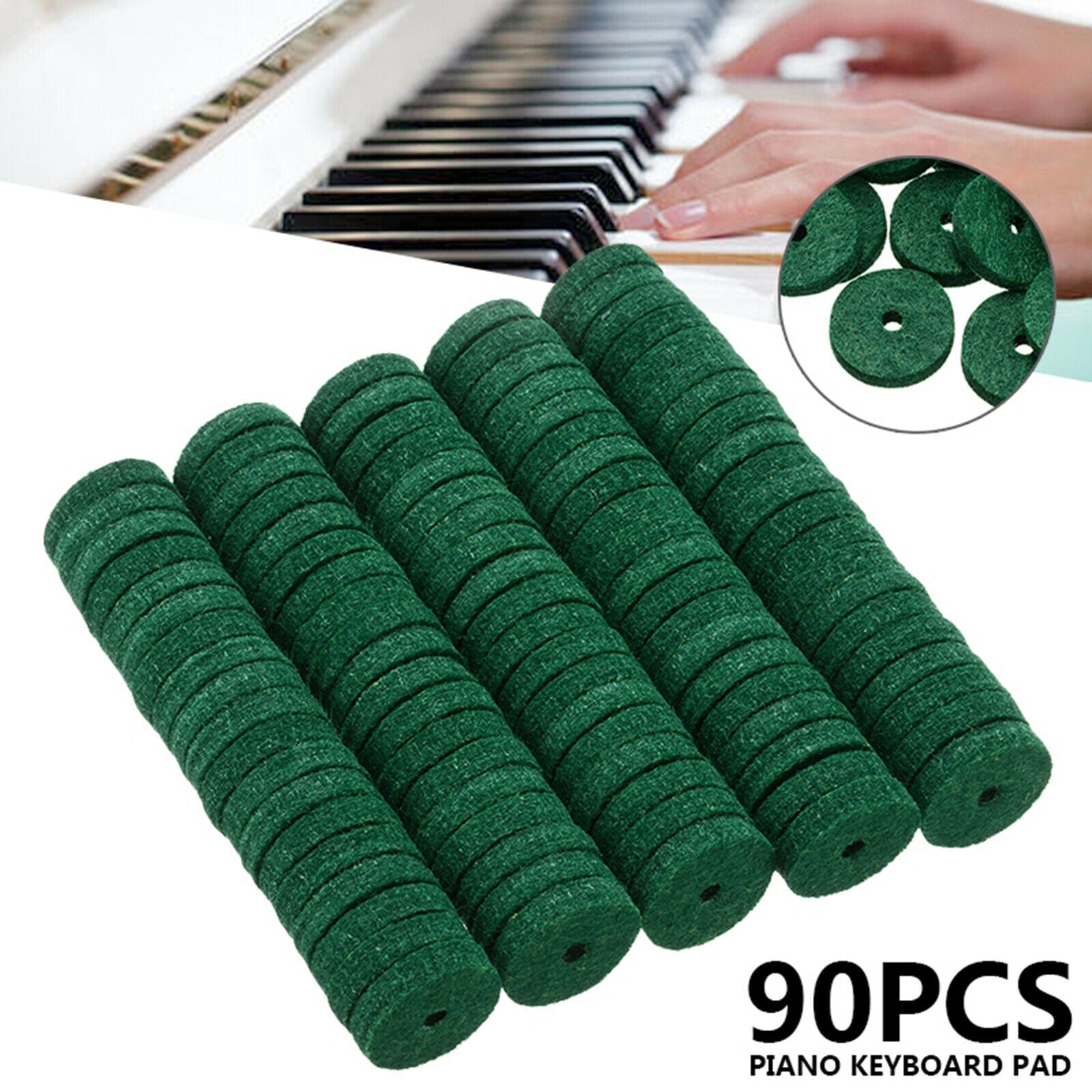 Piano Tuning Tool Kit Parts Tuner Key Hammer, Mute, Felt