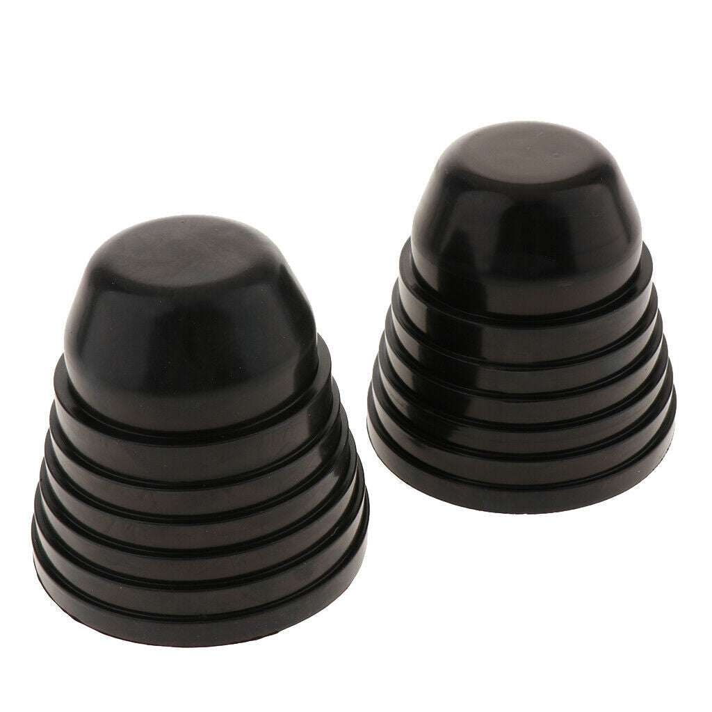 2pcs 70-100mm Rubber Headlight LED HID Lamp Dust Cover Seal Cap Waterproof For