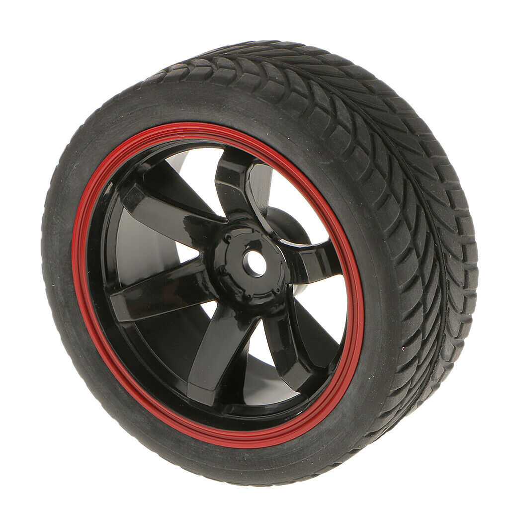 Package of 4 Rally Tires Tire & Wheel Rims with 12mm