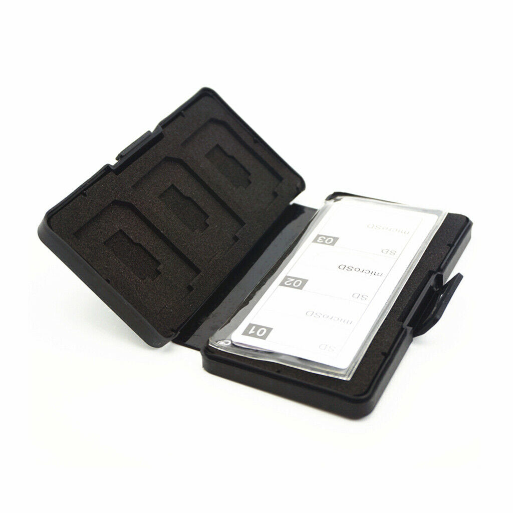 Memory Card Storage Box Pouch 12 Slots for Micro SD Cards TF Card Shockproof