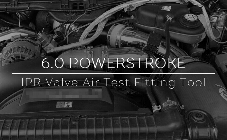 1Pc 6.0L Power Stroke Oil Pump IPR Valve Air Test Fitting Tool High-quality Iron