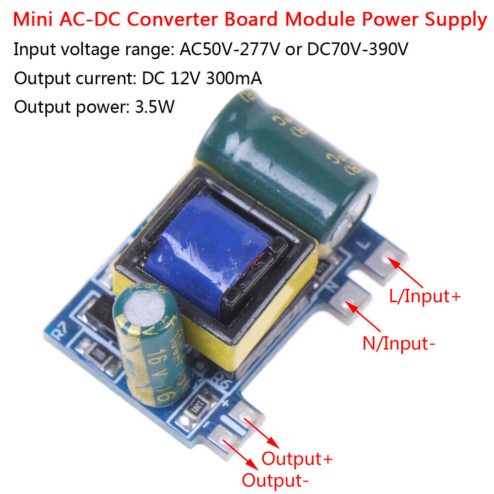 AC-DC 12V 300mA 3.5W Isolated switch power supply module converter modulY WF