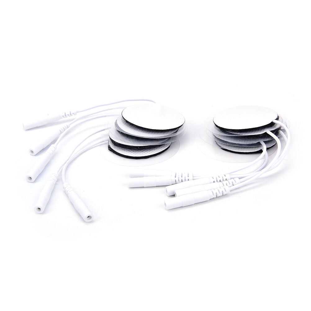 10X Round Replacement for Massager Tens Units Electrode Pads Therapy Machine BDA