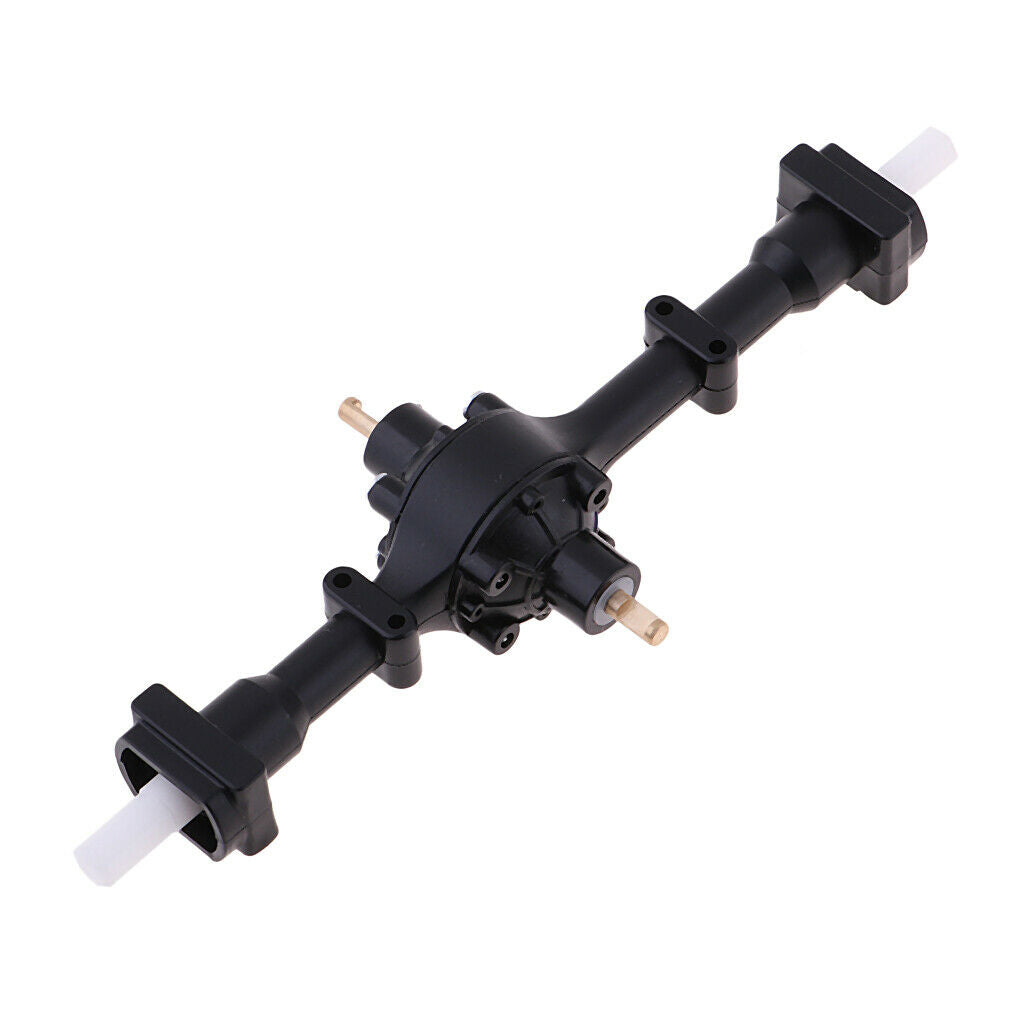 Black 6WD RC   Truck Metal Middle Bridge Gear Axle for WPL B36 M35 B16