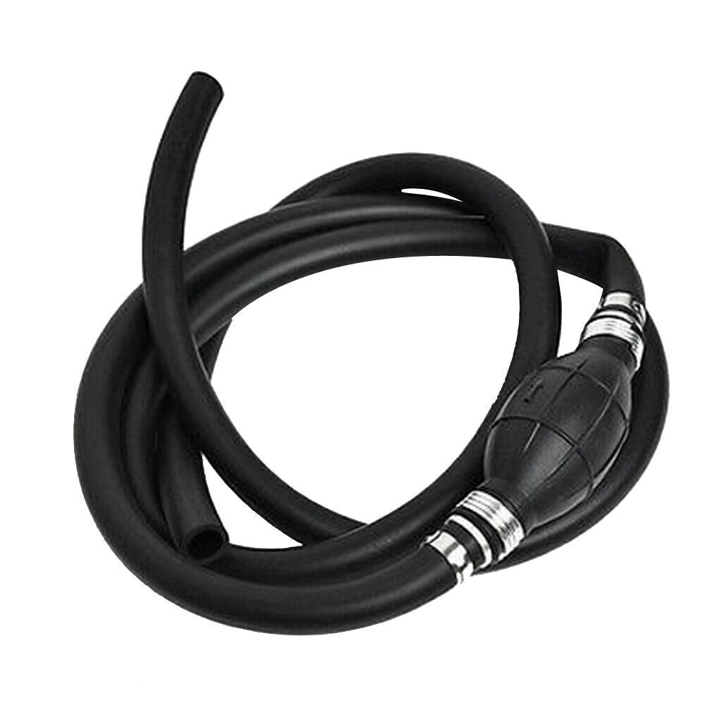Universal Marine Outboard Fuel Line with Primer Bulb, 1/4inch 6mm