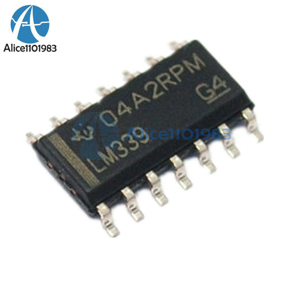 10PCS LM339 SOP-14 LM339 339 SOP14 TI POWER QUAD VOLTAGE COMPARATORS