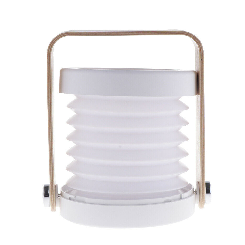 LED Camping Lantern Portable Collapsible Night Lights USB Charge White