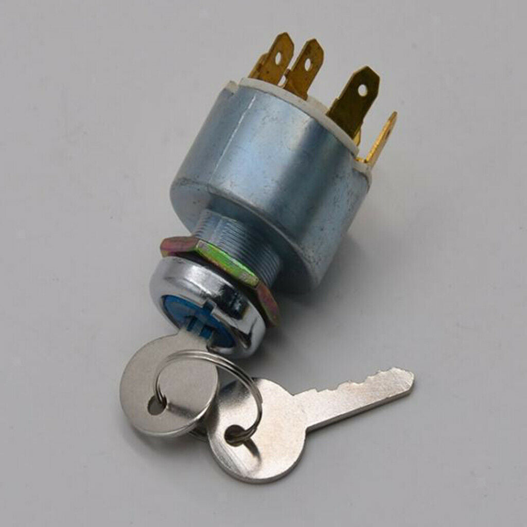 Key Switch Ignition Barrel And 2 Keys 12V
