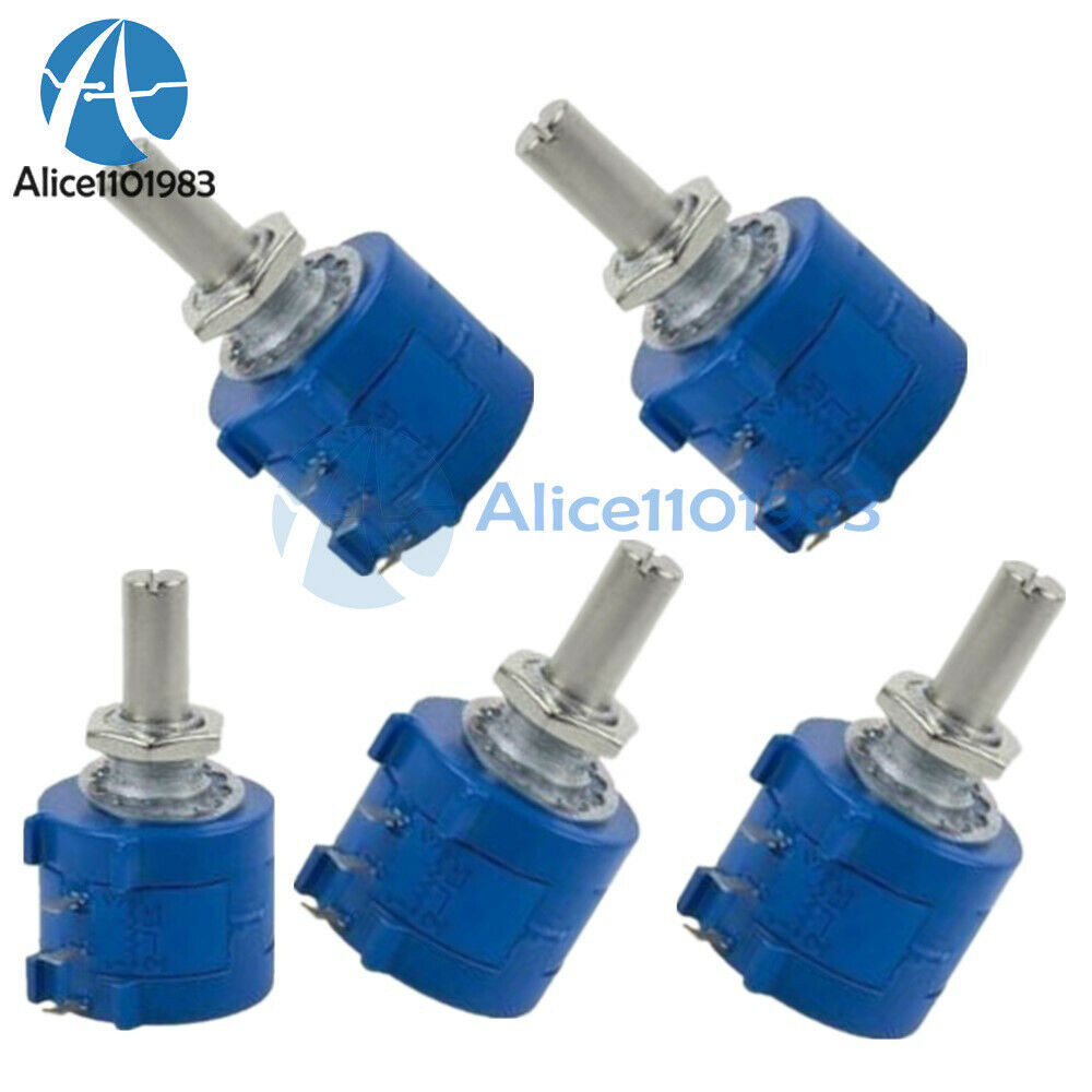 5PCS 3590S-2-202L 2K Ohm Rotary Wirewound Precision Potentiometer Pot 10 Turn
