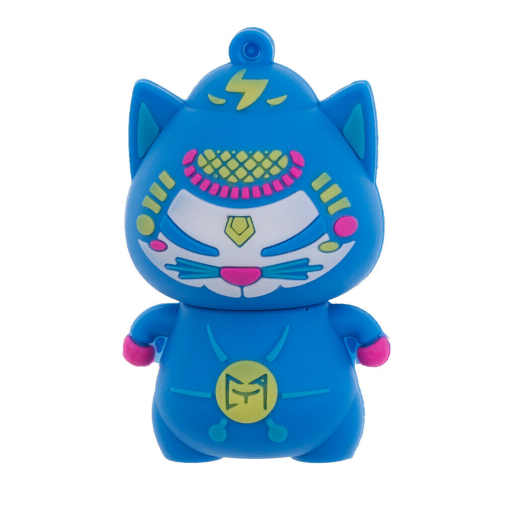 Monster Shape Disk Drive Flash Memory Stick Pen for PC Computer Laptop Blue 32GB