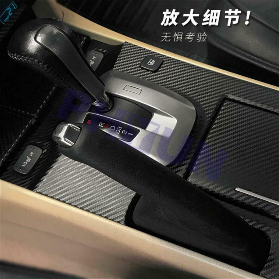 Carbon Fiber Style Car Interior Decorative Stickers Trim Covers For Accord 08-12