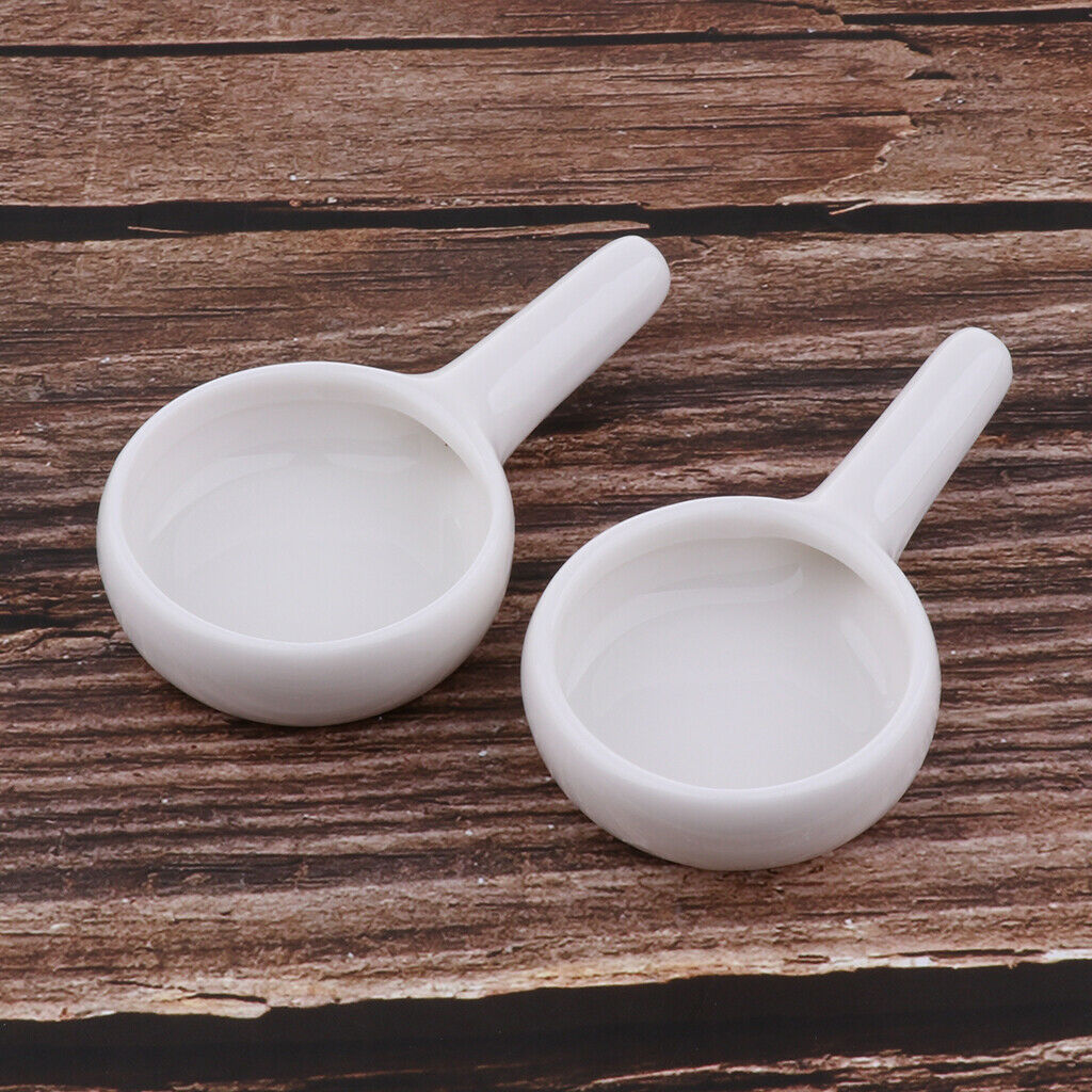 2Pcs Ceramic Essential Oil Burner Fragrance Aroma Tea Light Candle Holder For