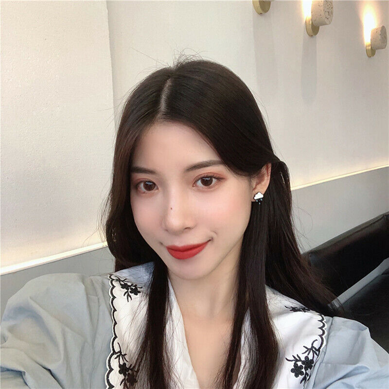 Fashion Woman Stud Earrings Simple Cartoon Stud Earrings Female White Clo.l8