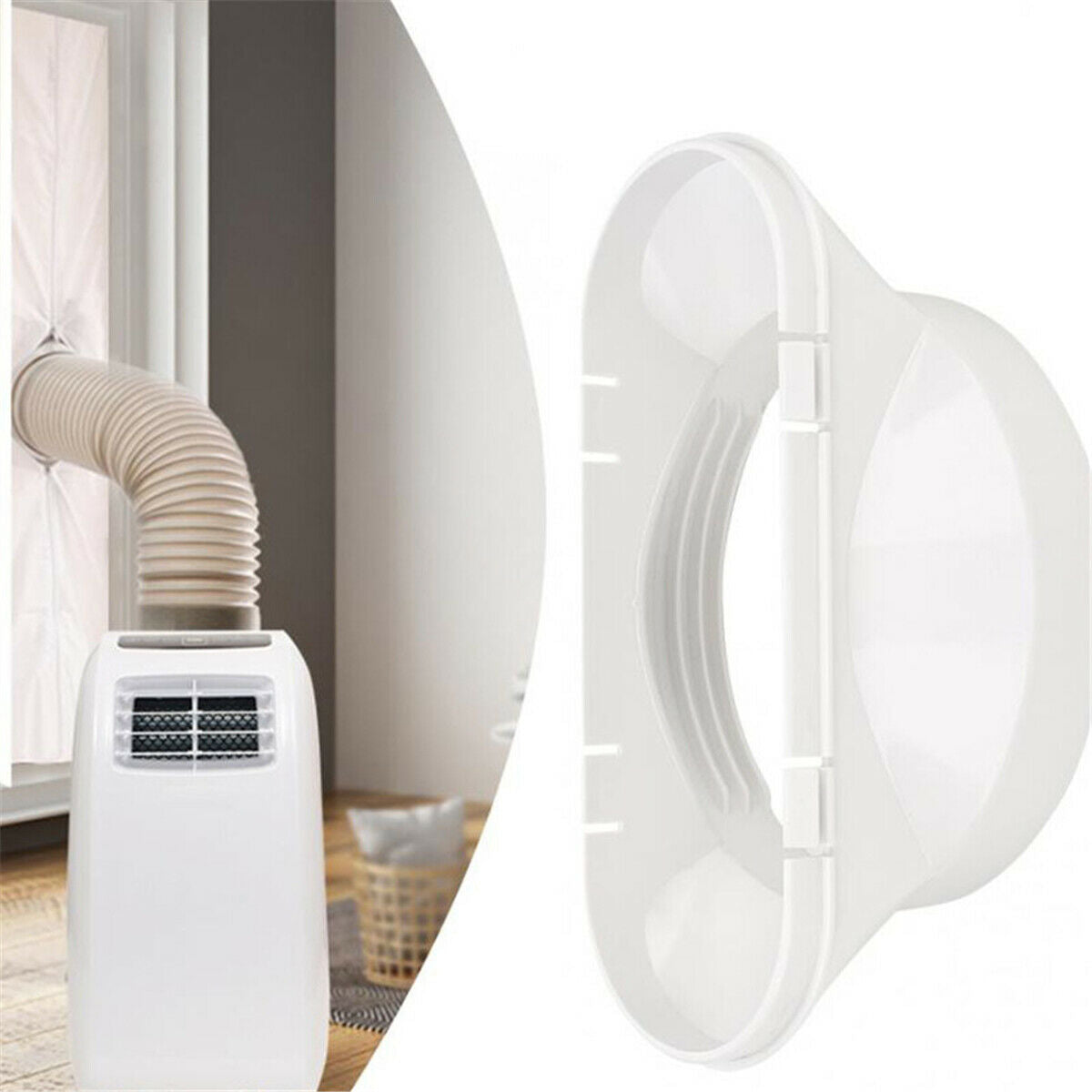 Portable Air Conditioner Window Exhaust Duct Pipe Hose Interface Connector Parts