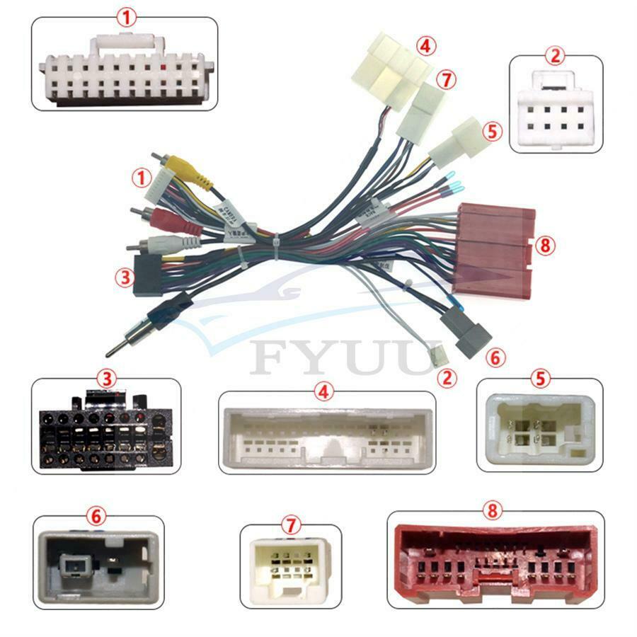 Car 16 pin Audio Wiring Harness Canbus Box For Mazda 6 CX-5 Stereo Wire Adapter