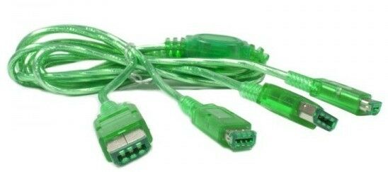 New 2-Player Link Cable for Game Boy, GameBoy Color or Pocket - GB GBC GBP