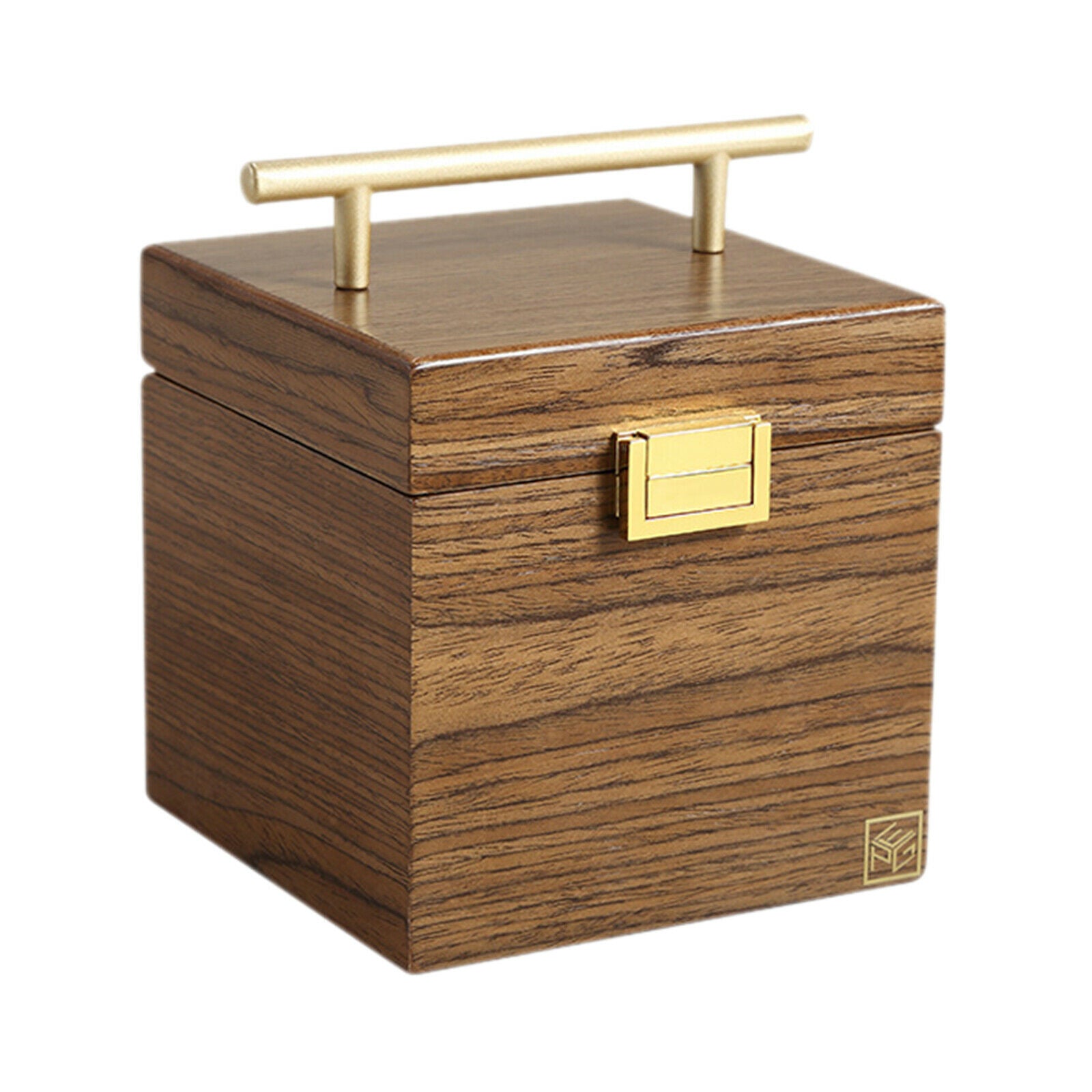 3-tier Wooden Jewelry Box Earrings Bracelets Container Holder Organizer