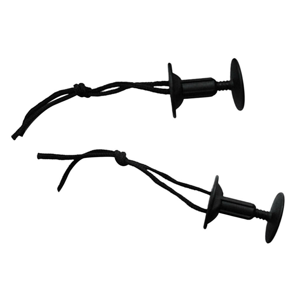 2pcs   Surfboard Leash Plug With Cord String - 50mm Height   End