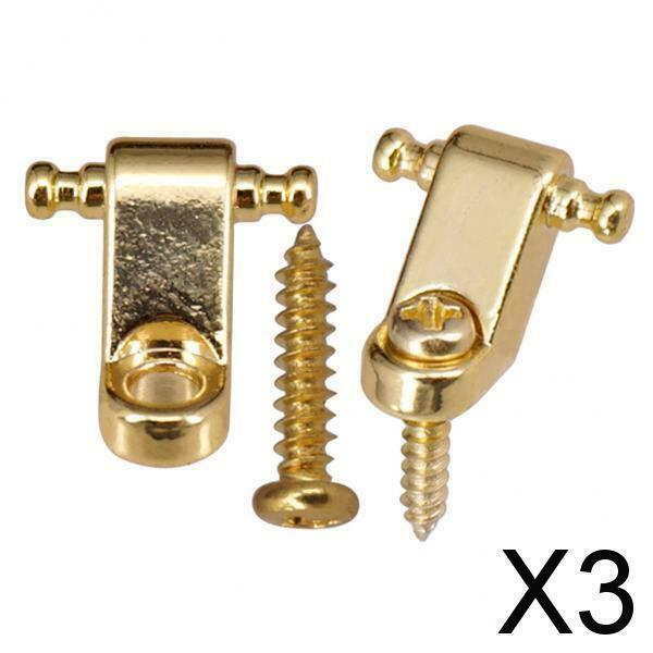 3X DIY Guitar String Retainer w/ Screws Electric Guitars Tree Guide Parts