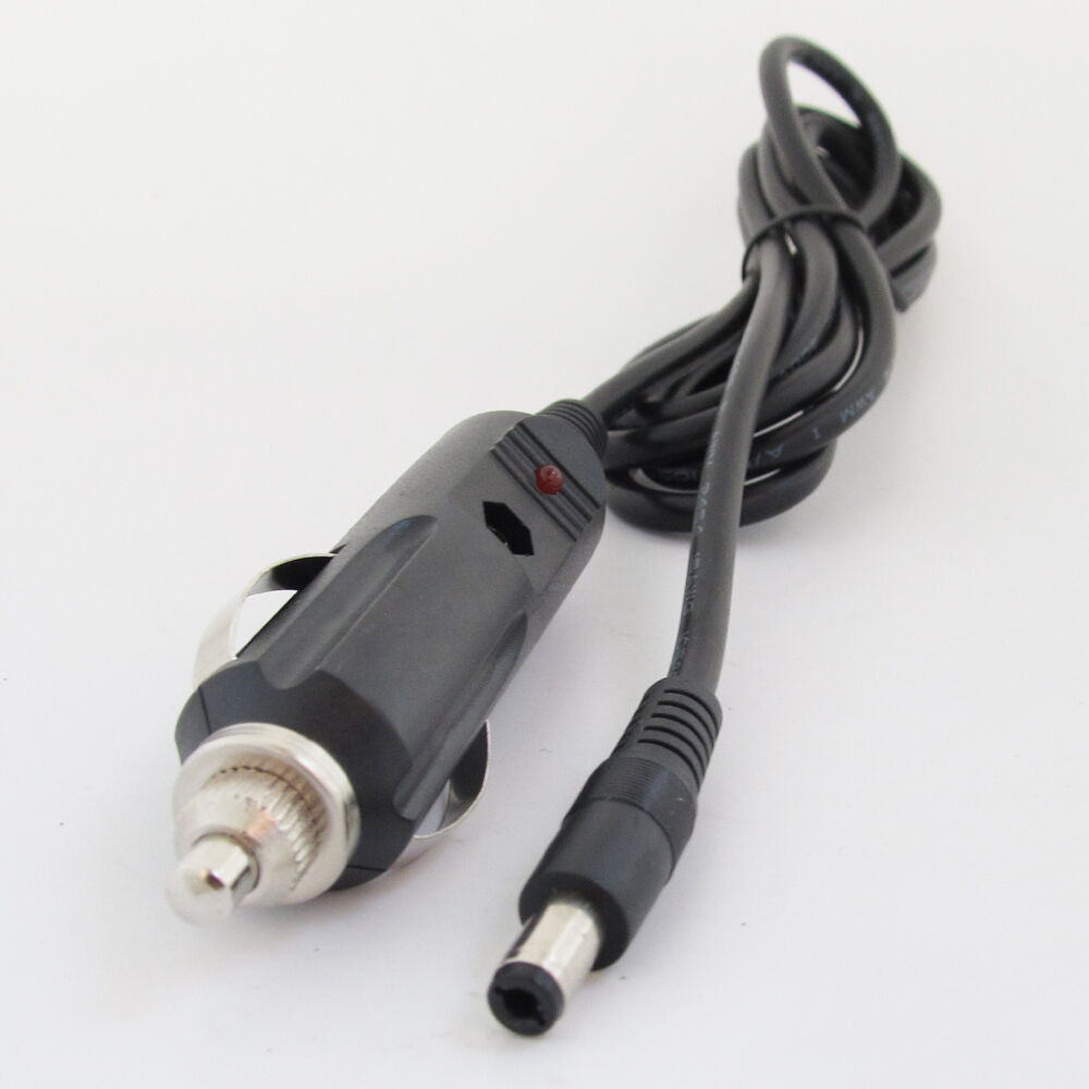 10pcs 1.5M Car Cigarette Lighter Power Supply to DC Plug 2.5x5.5mm 18AWG Cable