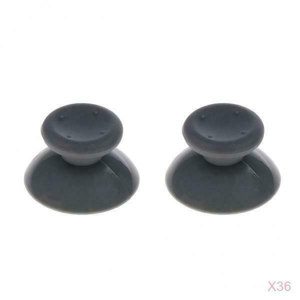 72 Pieces Grey Replacement Analog Thumbsticks Sticks For Xbox 360 Controller