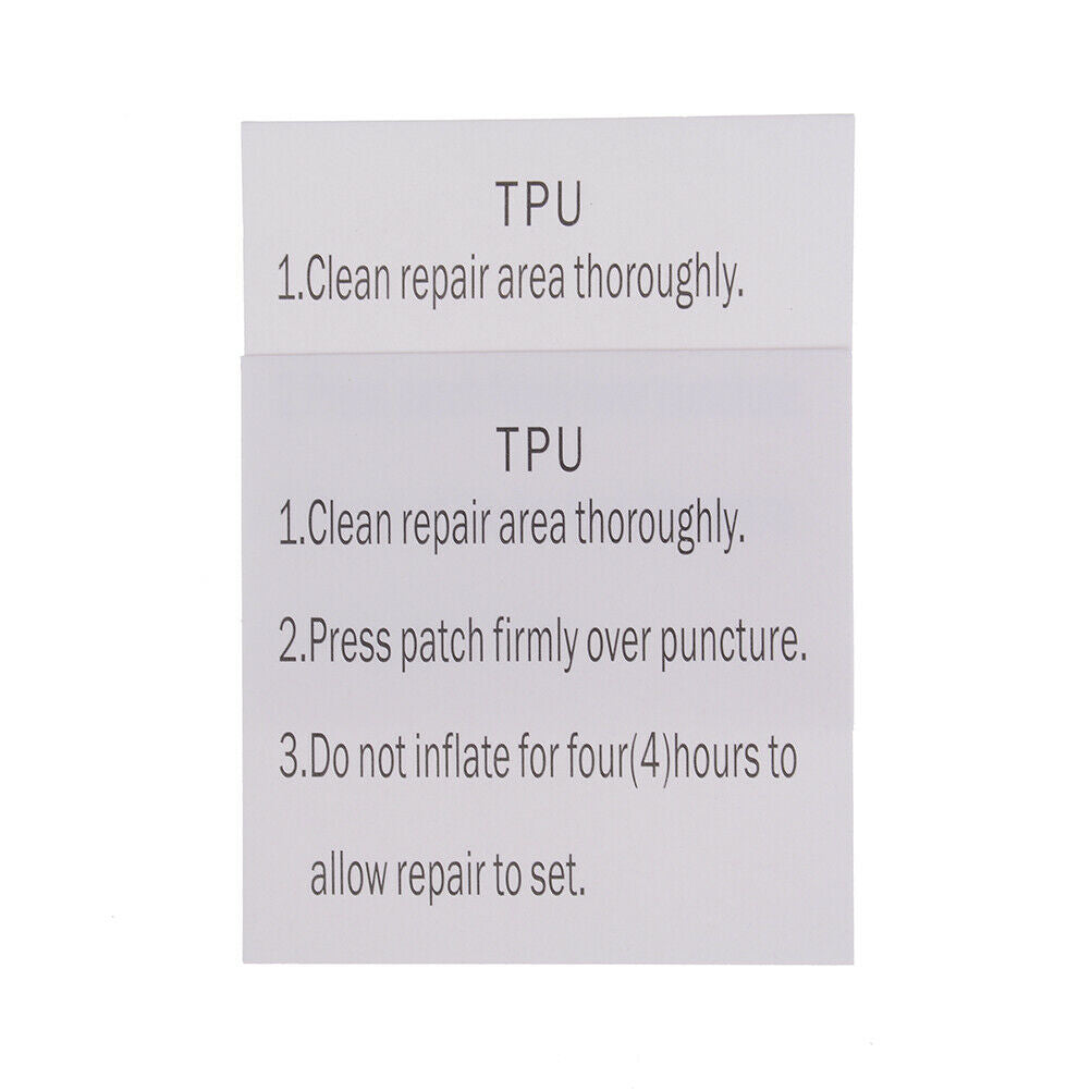 2x Waterproof Adhesive Transparent Tape Patch Kit Tent Canopy Awning Repair  XC