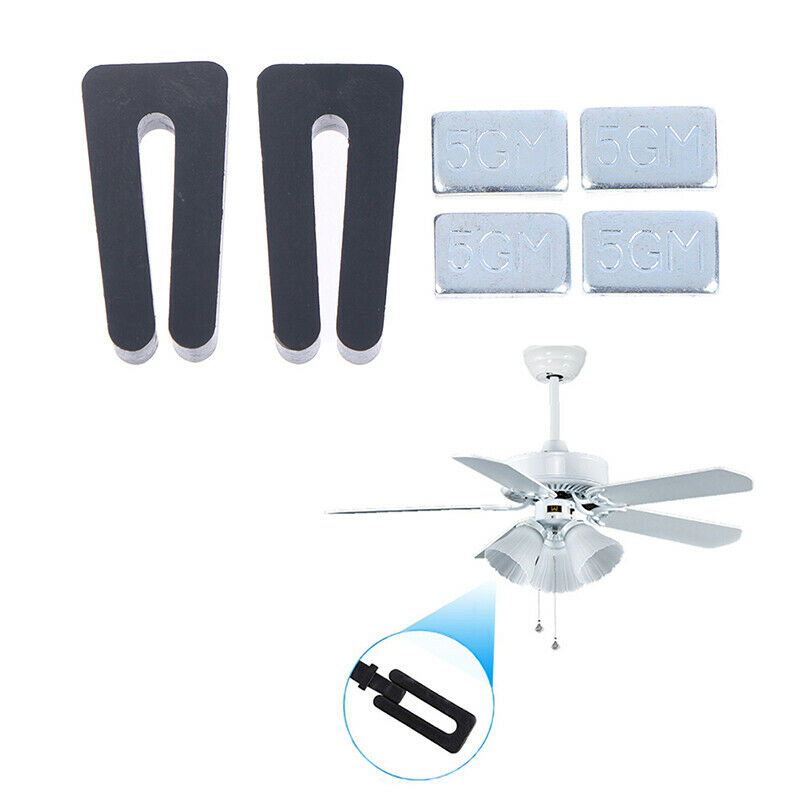 2Sets Ceiling Fan Blade Balancing Kit Fan Light Balancer 5GM Balance ClampBDAU