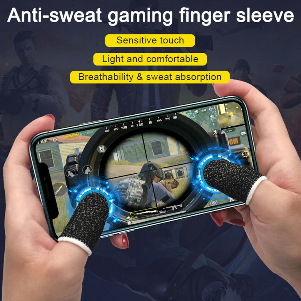 Finger Sleeve Controller Sweat Resistant Mobile Gloves