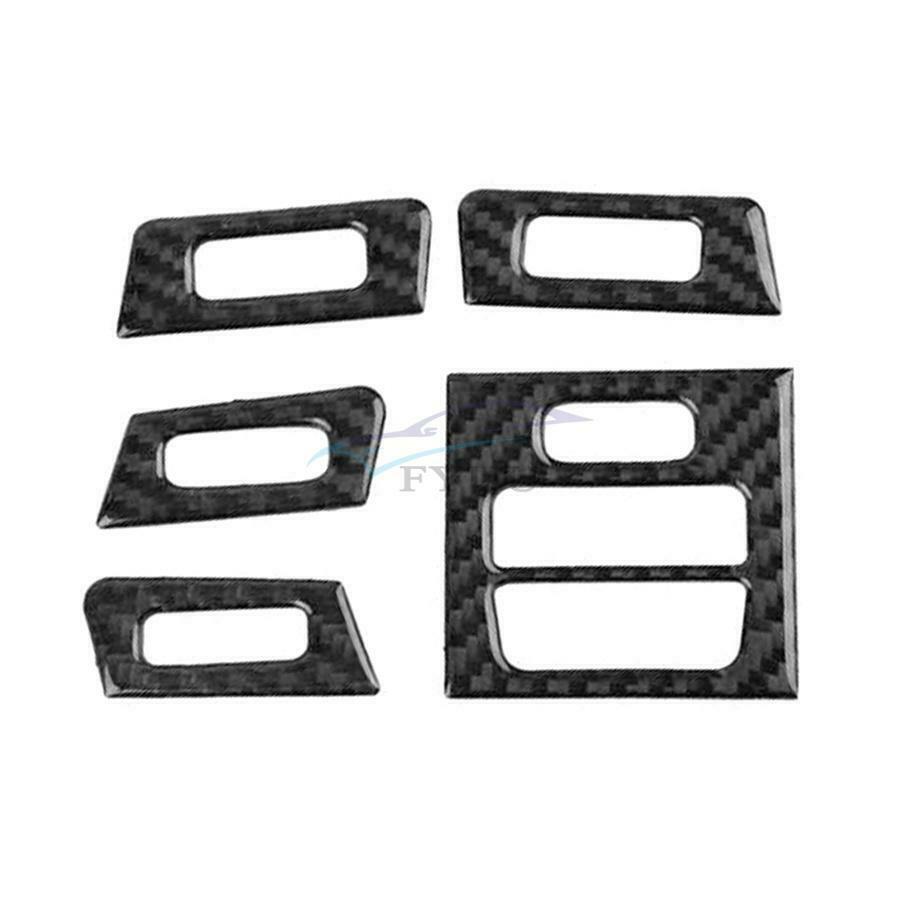 5Pieces Black Air Vent Outlet Trim Covers For BMW 3 Series E90 E92 E93 2005-2012