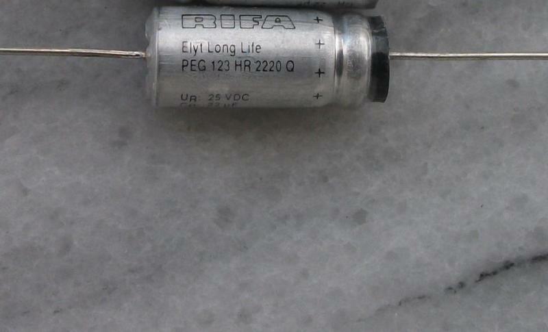 10pcs RIFA 22uf 25v PEG 123 HI END Axial Capacitors FOR AUDIO !
