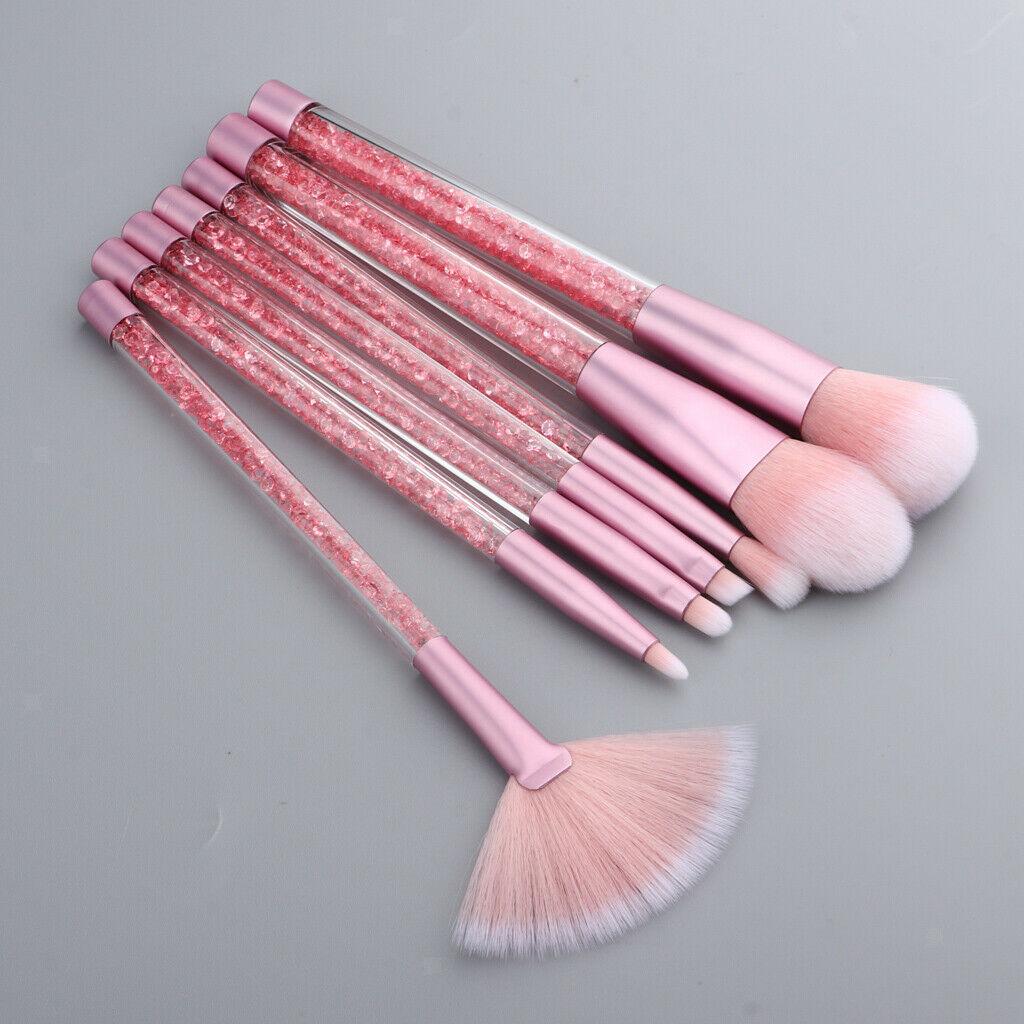 7x Makeup Brushes Blending Highlighter Contour Powder Brush Sunshine Orange
