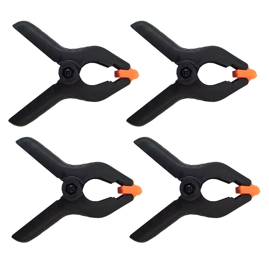 4 Photography Spring Clamp Canvas Paper Studio Heavy Duty Clip Set 4inch