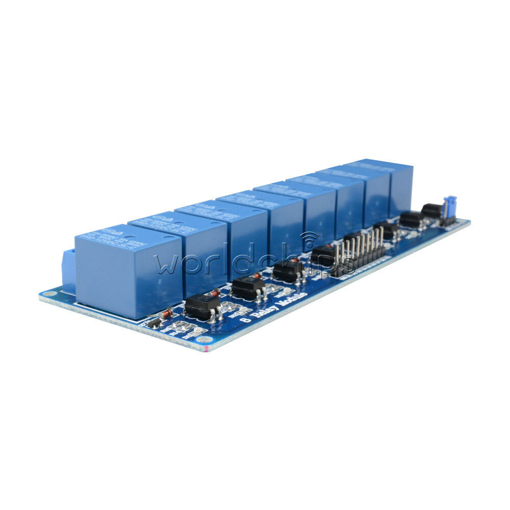 New 12V 8 Channel Relay Module Optocoupler for Arduino UNO 2560 1280 ARM PIC AVR