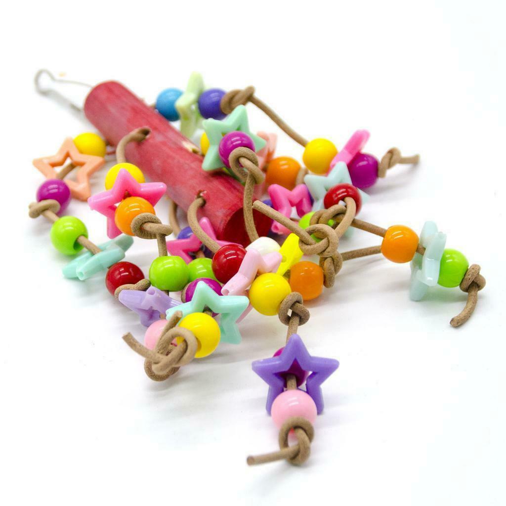 4Pieces Birds Parrots Chew Forgaing Toys w/ Bell Birds Macaws Birds Conures