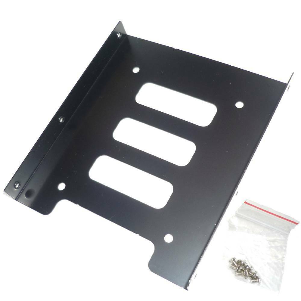 New Desktop PC 2.5" to 3.5" SSD HDD Adapter Hard Drive Caddy Mounting Bracket!