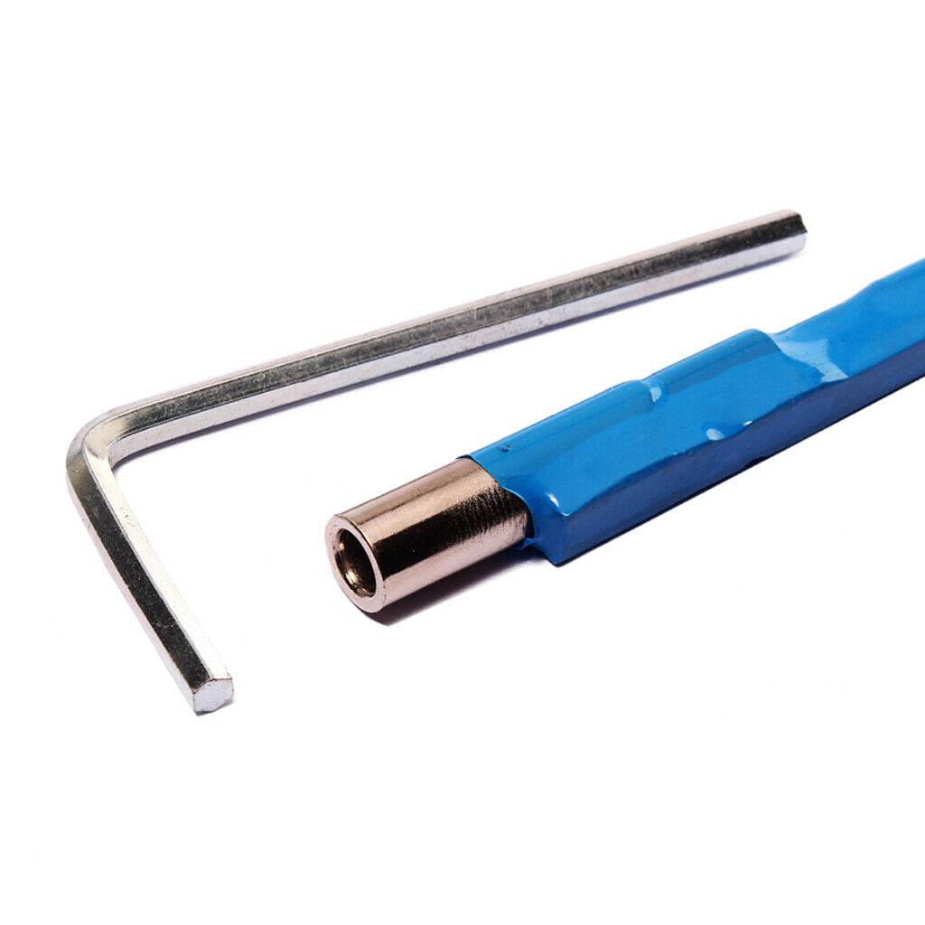 4 Pieces Two Way Adjustable Guitar  Rod 400mm Blue with Wrenches