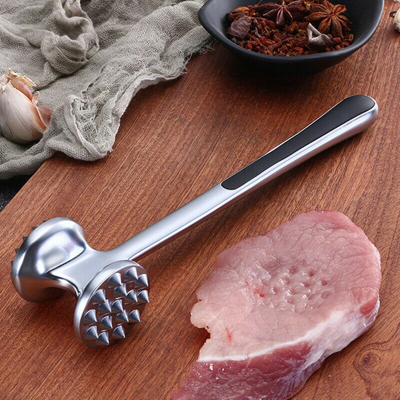 Heavy Duty Metal Meat Mallet Tenderizer Steak Beef Chicken Hammer Kitchen ToBDA