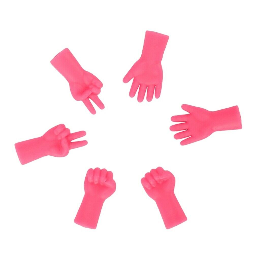 24pcs Creative Rubber Point Stoppers Rock-Scissor-Paper Knitting Supplies