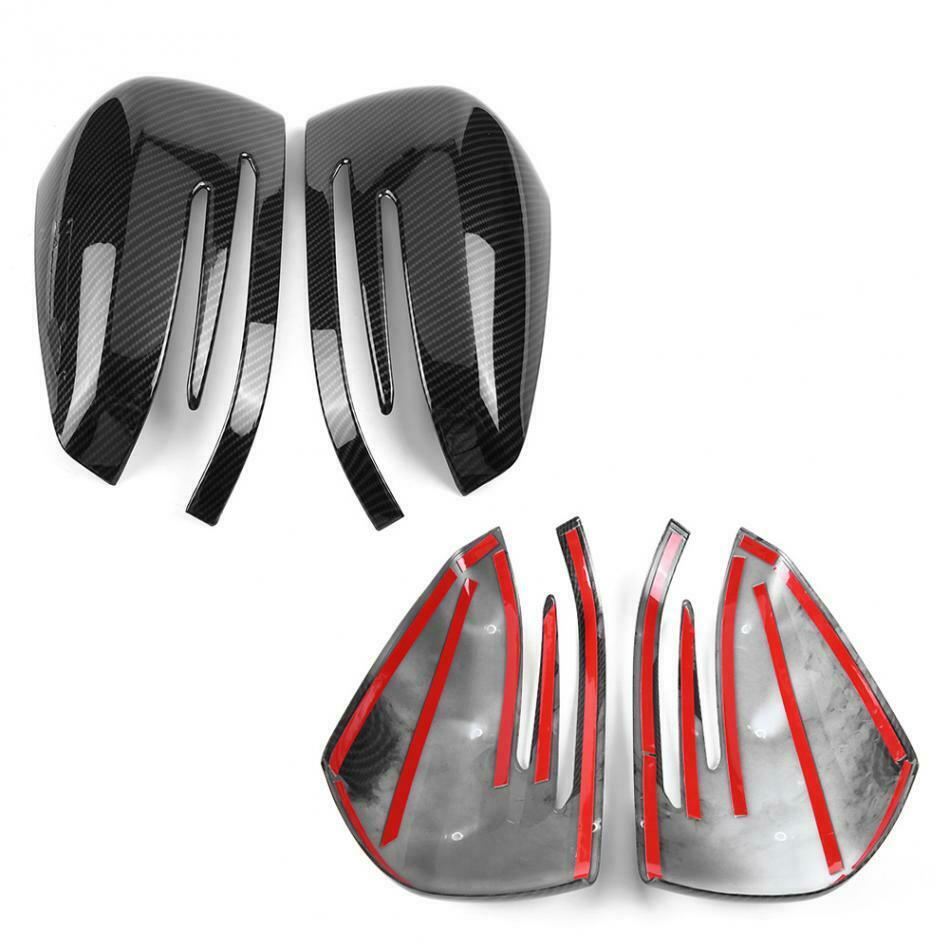 Carbon Fiber Car Side Rear View Mirror Cap cover for Benz A B C E GLA W204 W212