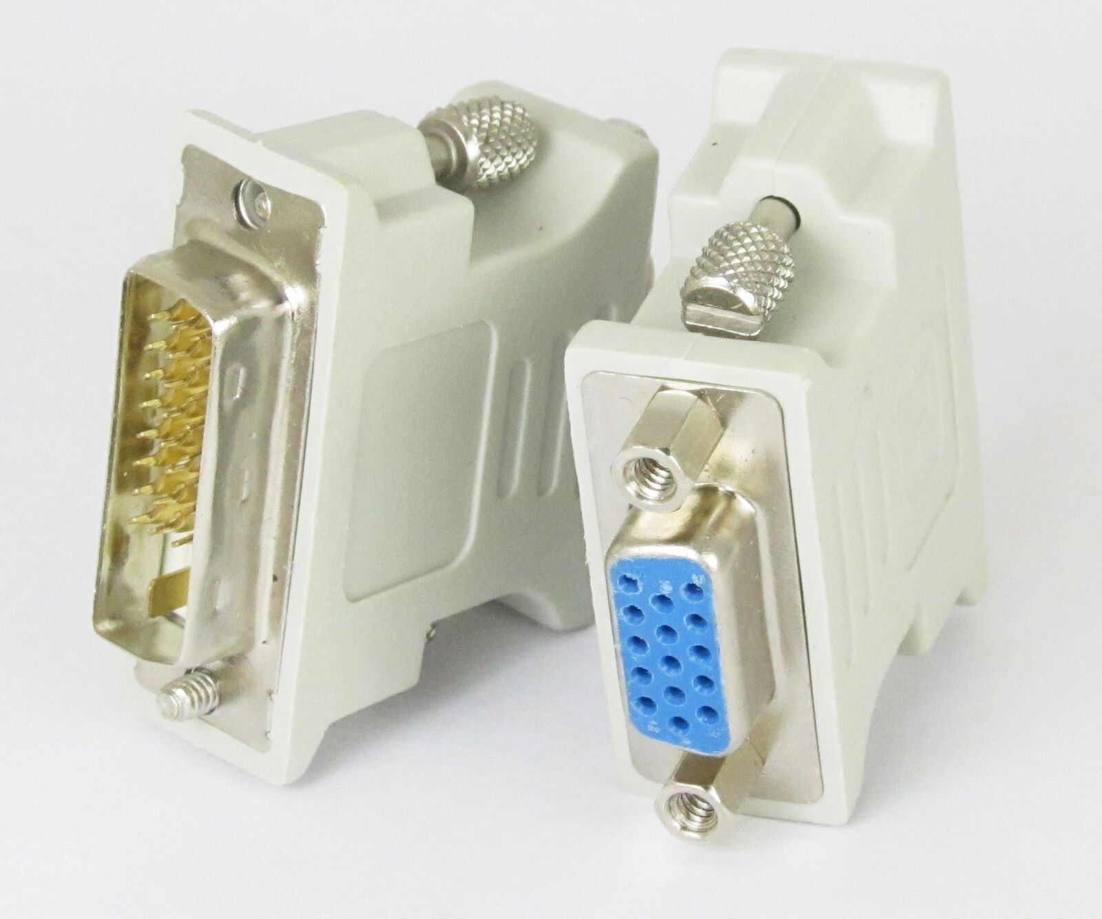10pcs DVI-D Digital Dual Link male 24+1 to VGA D-sub 15 pin female adapter