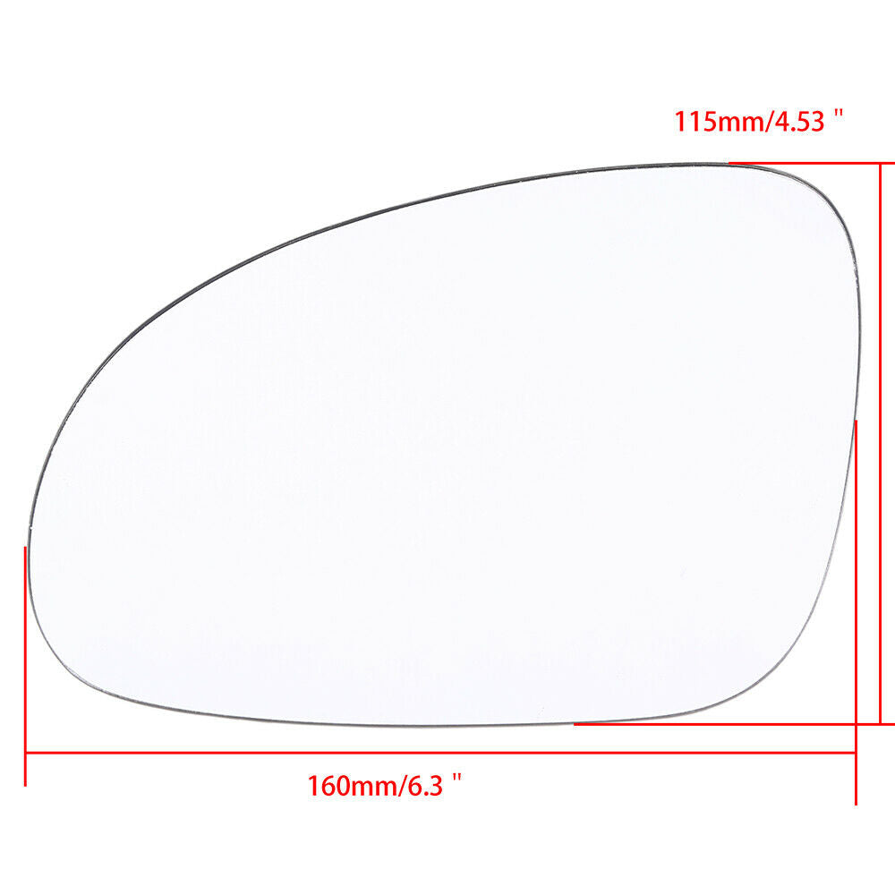 Left Side Rearview Door Mirror Glass Fit For VW Golf/R32/GTI/Rabbit 2006-07