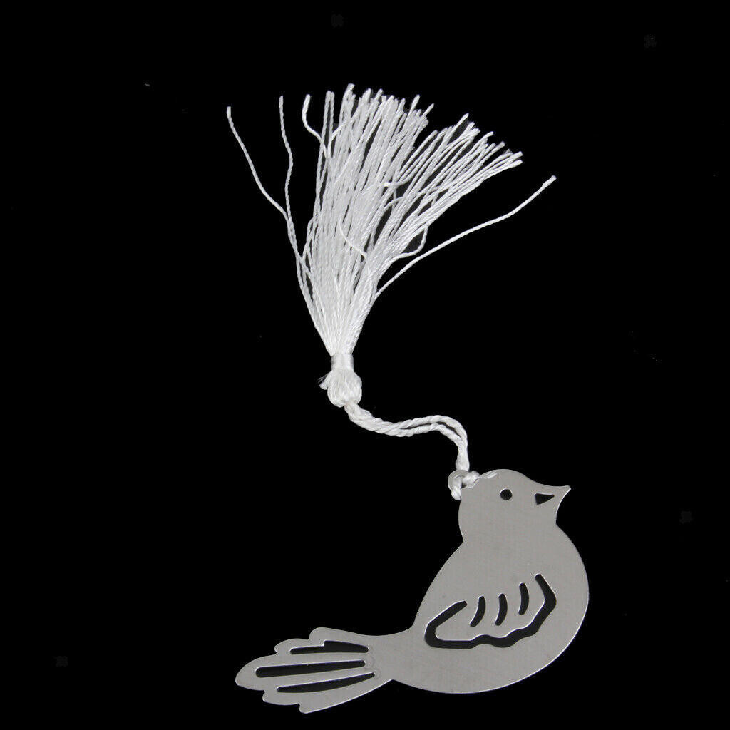 Bird Pattern Stainless Steel Bookmark Wedding Bridal Favor Guest Gift