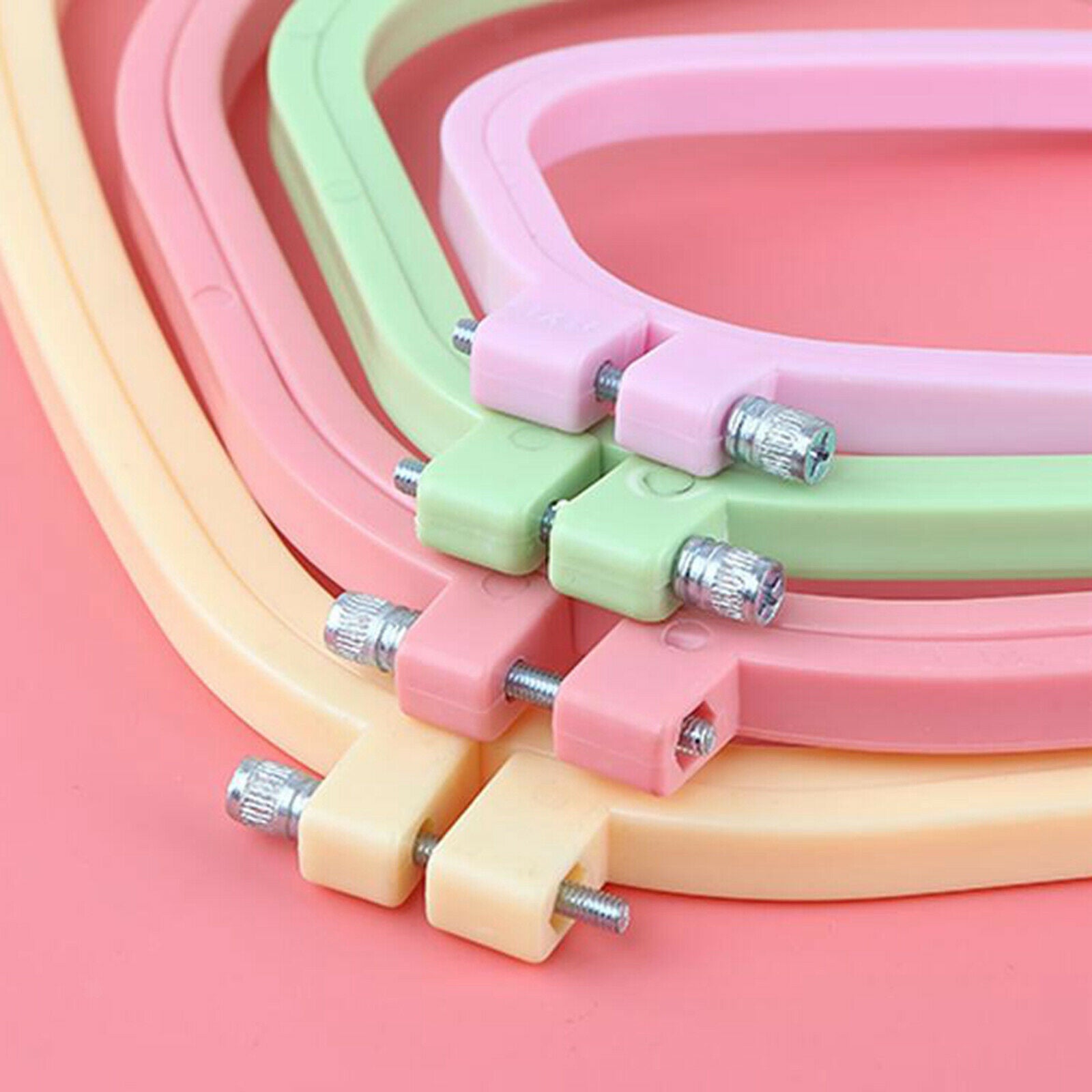 4/5Pcs Embroidery Hoop Ring Cross-Stitch Sewing Frame Loop DIY Craft 4Pcs