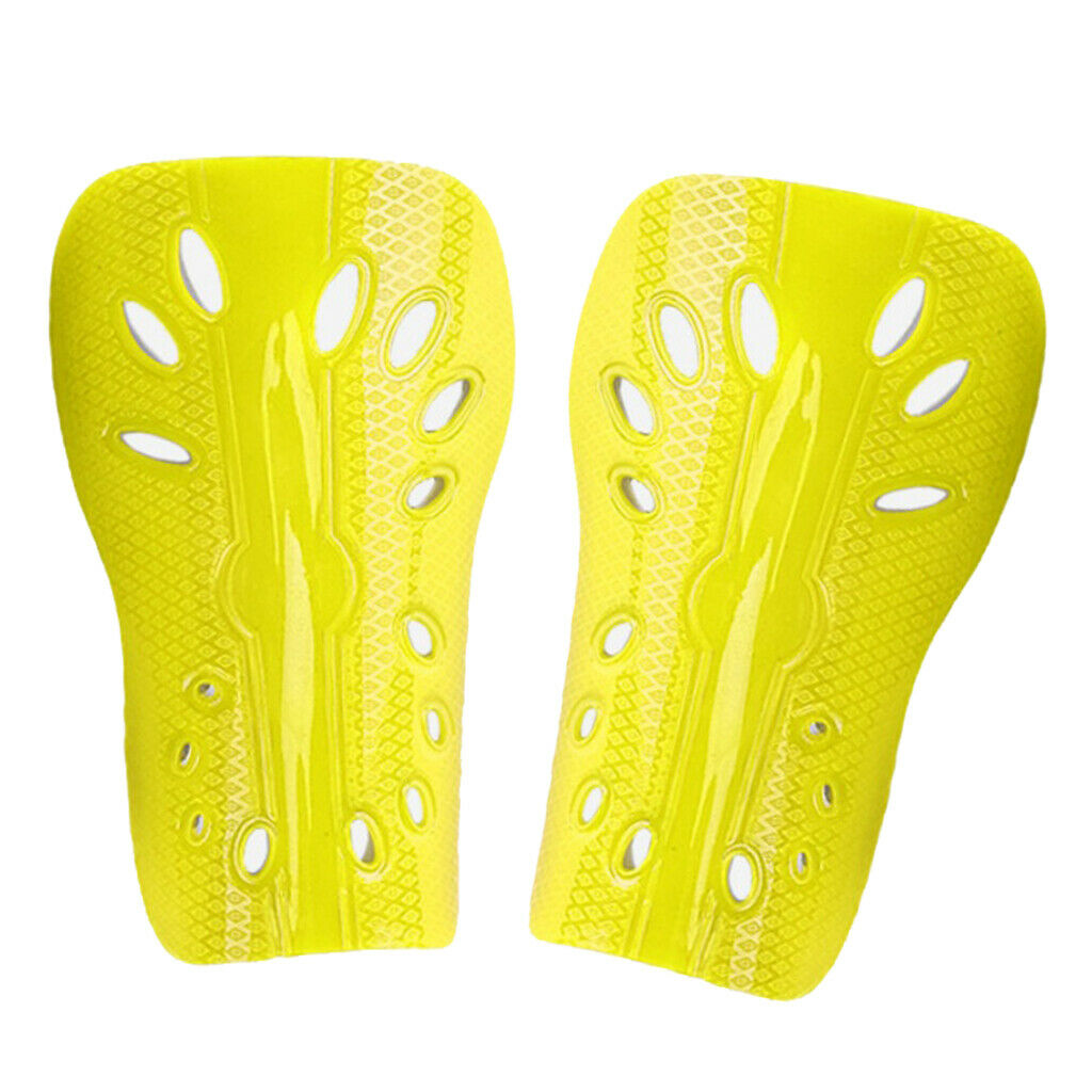 Football Training Shin Leg Guard Soccer Pads Support Protector Equip Yellow