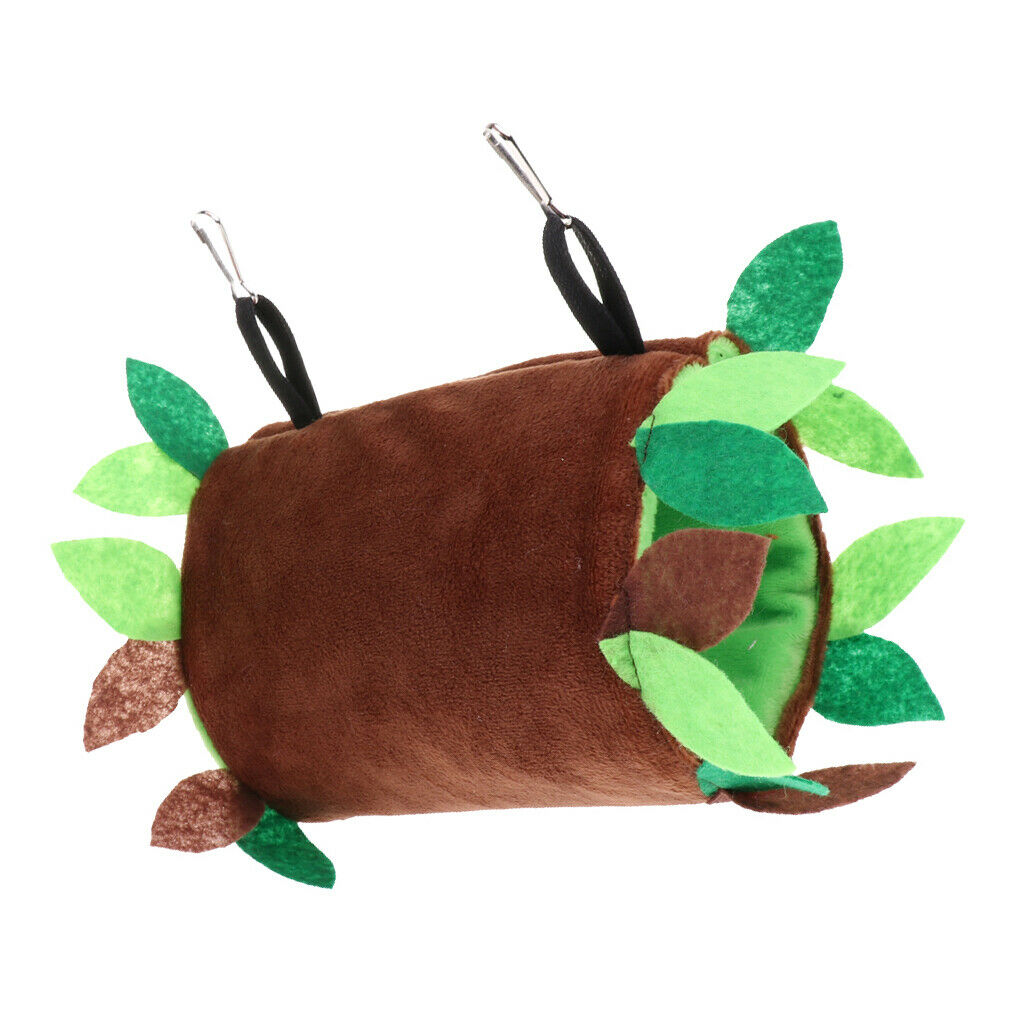 Pet Warm Sleeping Bed Hanging Cage Tunnel Hammock Habitat Decor
